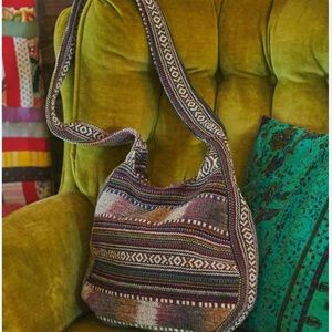 Earthbound Jacquard Slouchy Purse